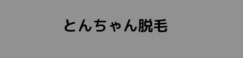 とんちゃん脱毛